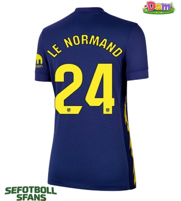 Atletico Madrid Robin Le Normand #24 Bortatröja Kvinnor 2025-26 Kortärmad
